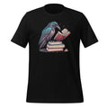Raven Reading Poetry Book Lover Graphic Art Unisex T-Shirt product image 1