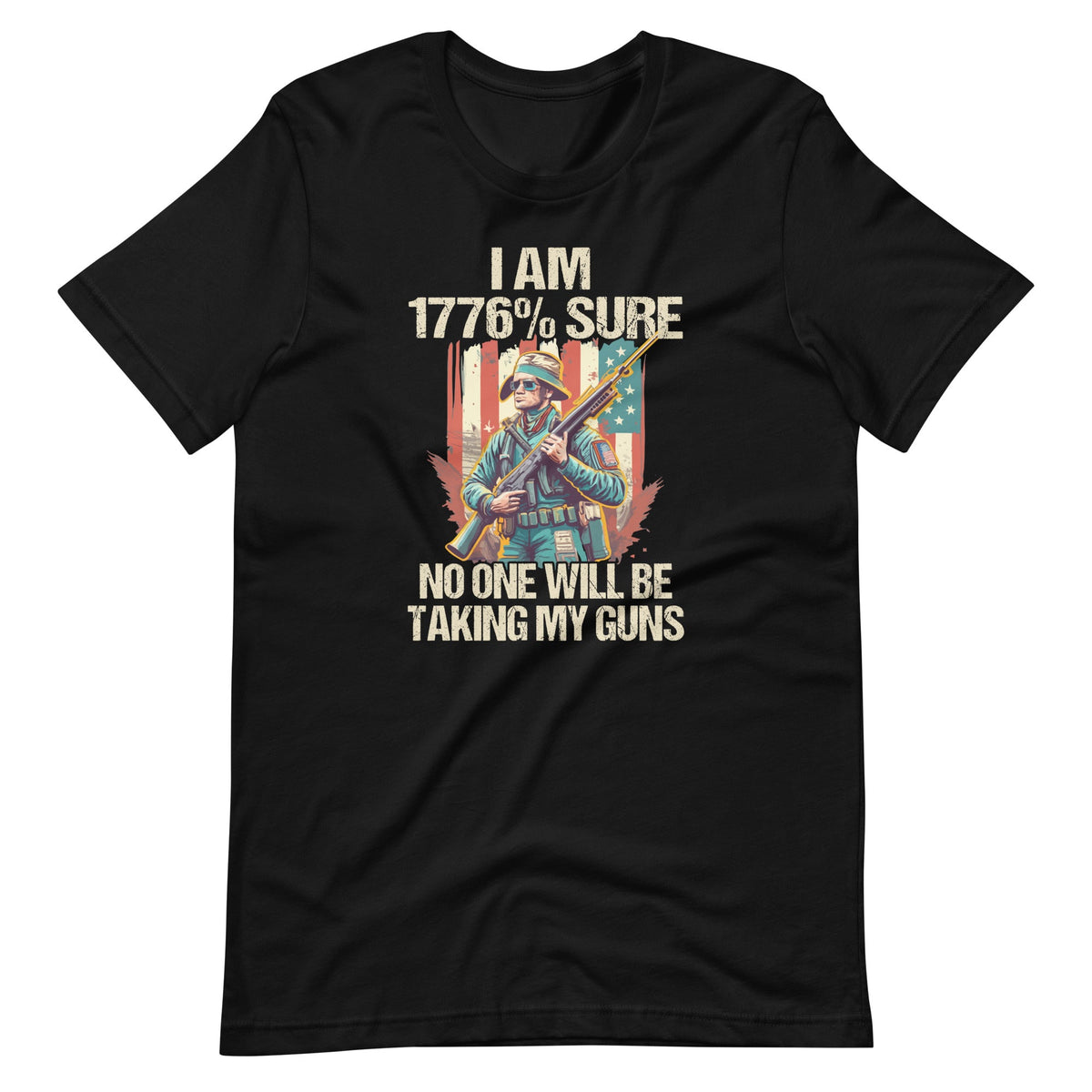 I Am 1776 Sure No One Will Be Taking My Guns American Flag product image 6