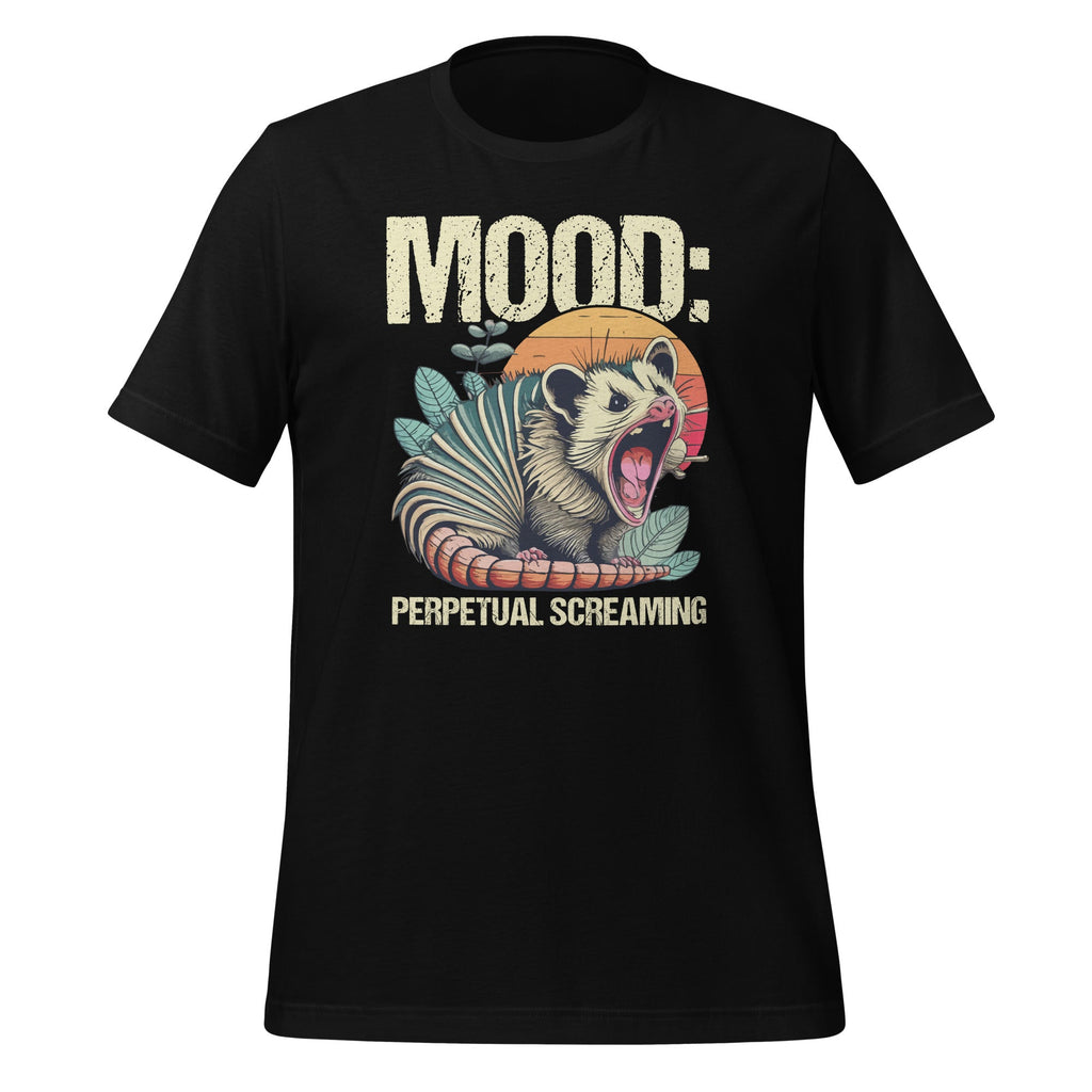 Funny Opossum Mood Perpetual Screaming Possum Panic Unisex product image 1