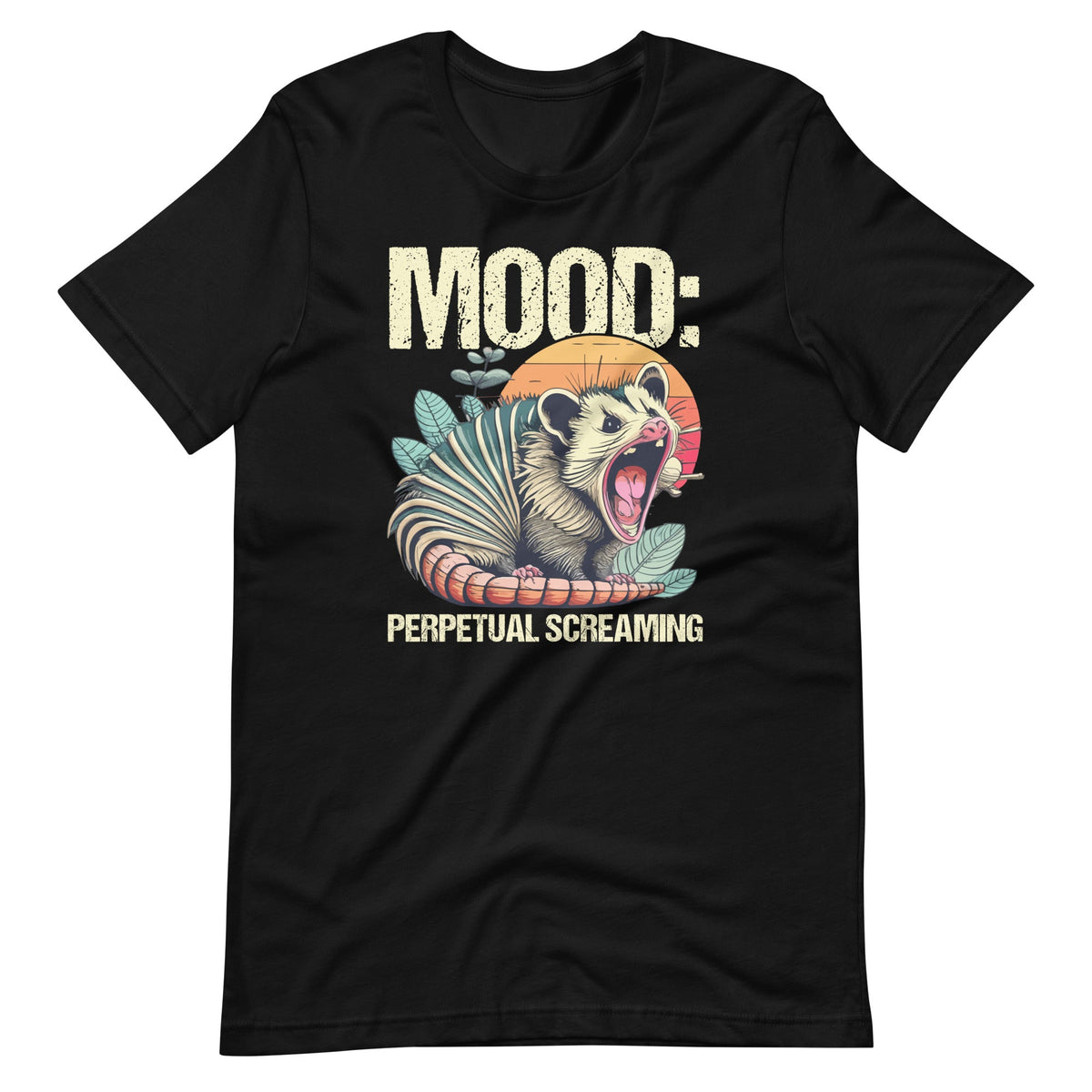 Funny Opossum Mood Perpetual Screaming Possum Panic Unisex product image 6