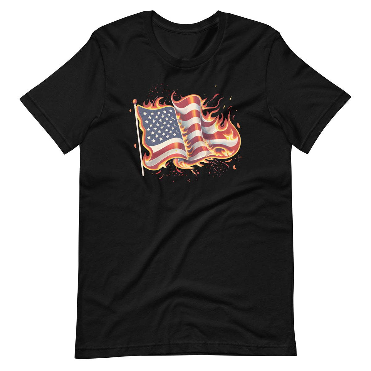 Fire and Flames of America Burning Patriotic Love American product image 6