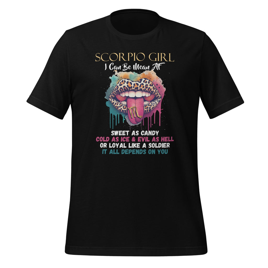 Scorpio Girl Zodiac Sign Sweet As A Candy Leopard Lip product image 1