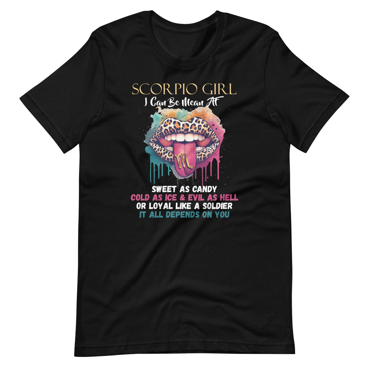 Scorpio Girl Zodiac Sign Sweet As A Candy Leopard Lip product image 6