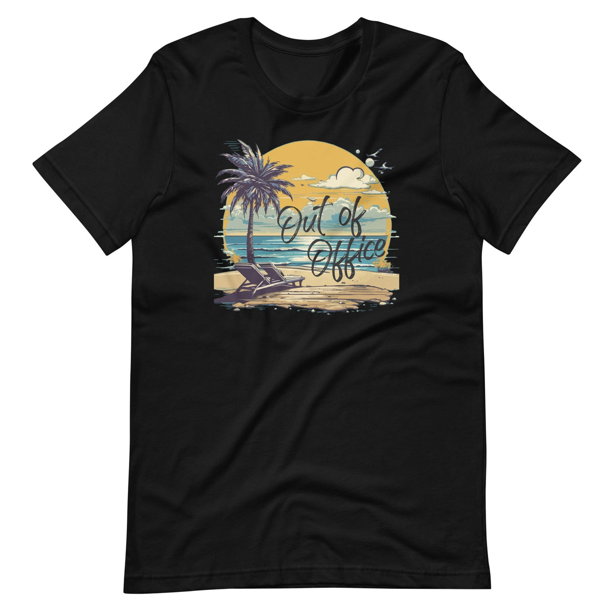 Out of Office Beach Graphic Funny Freelancers Halloween product image 6