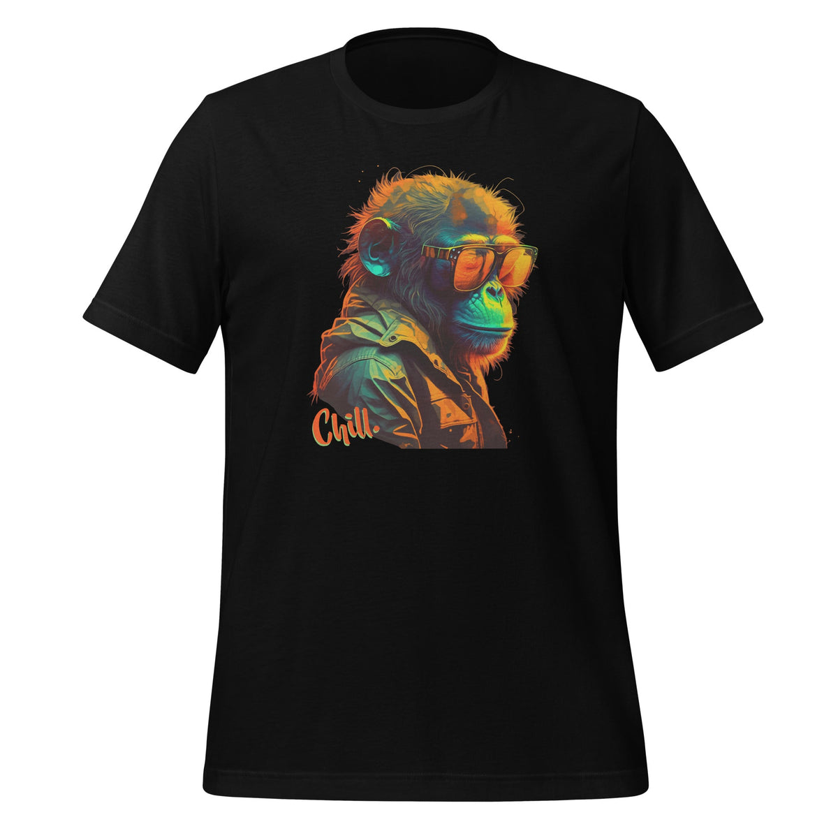 Retro Groovy Ape Sunglass Synthwave Nostalgia Unisex T-Shirt product image 1
