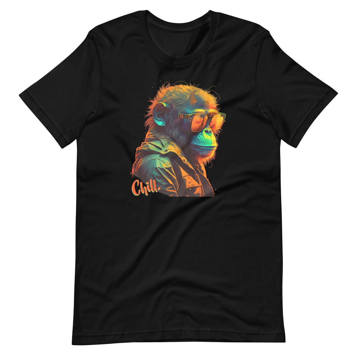 Retro Groovy Ape Sunglass Synthwave Nostalgia Unisex T-Shirt product image 6