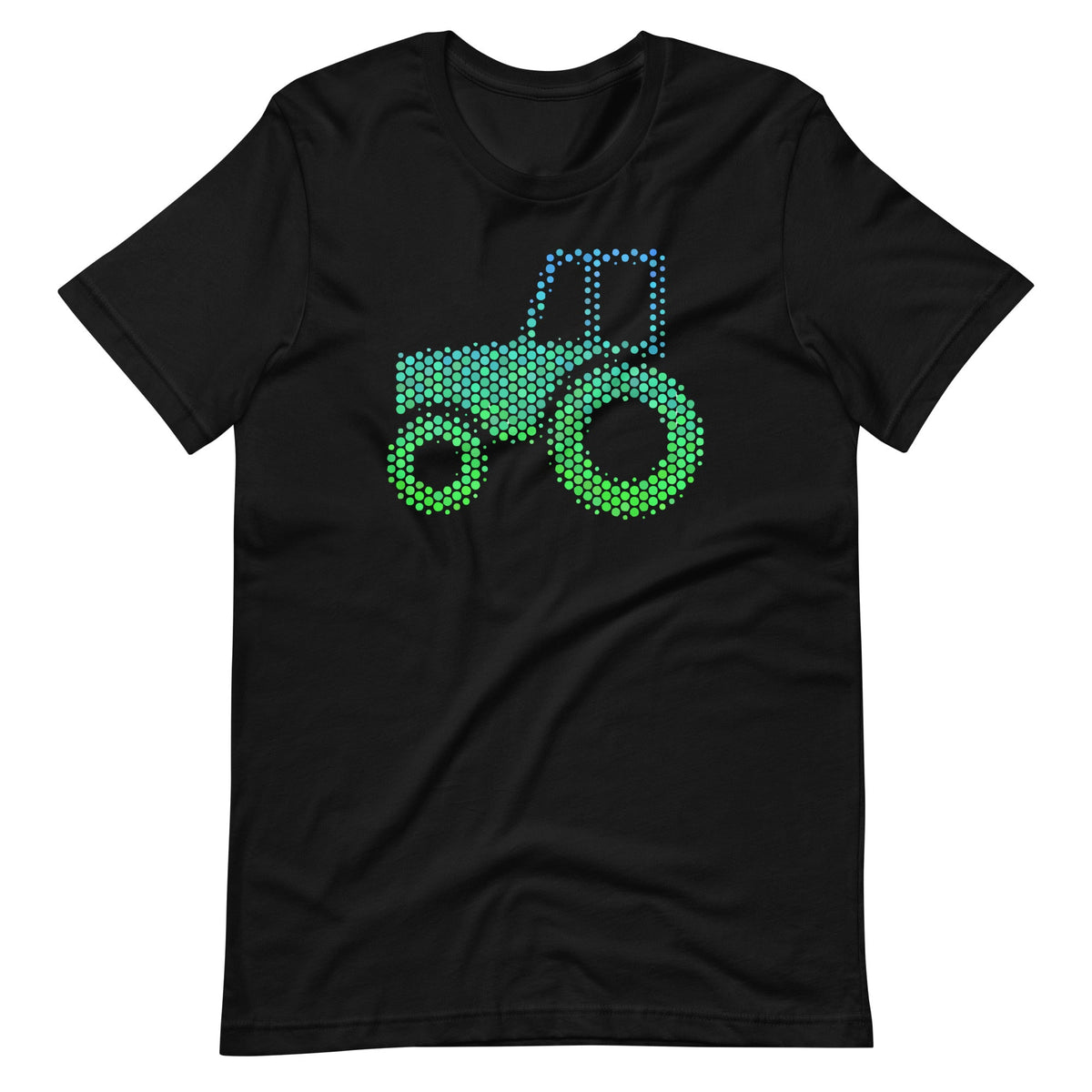 Cute Dot Tractor Vehicle Happy Day Unisex T-Shirt product image 6