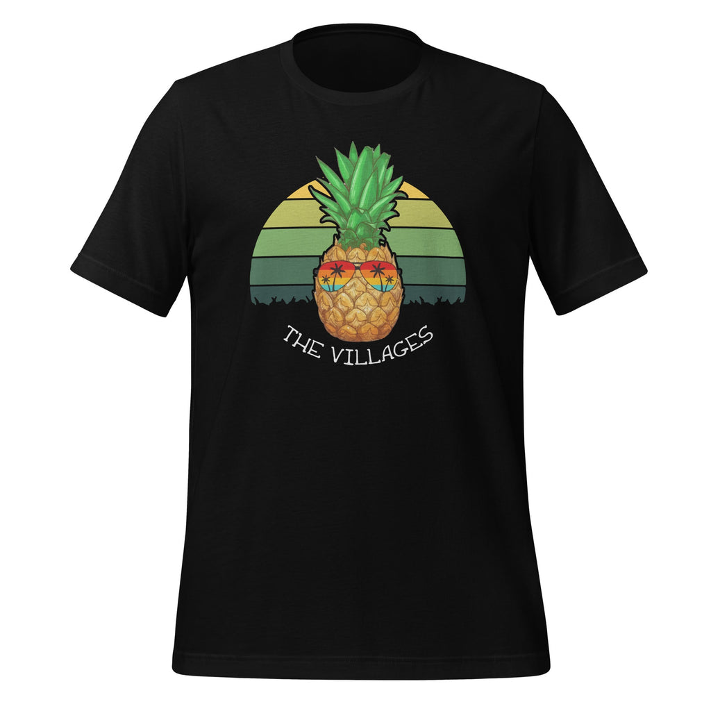 Pineapple The Villages Vintage Art Retro Unisex T-Shirt product image 1