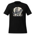 Funny Bigfoot Riding T Rex Dinosaur Sasquatch Unisex T-Shirt product image 1