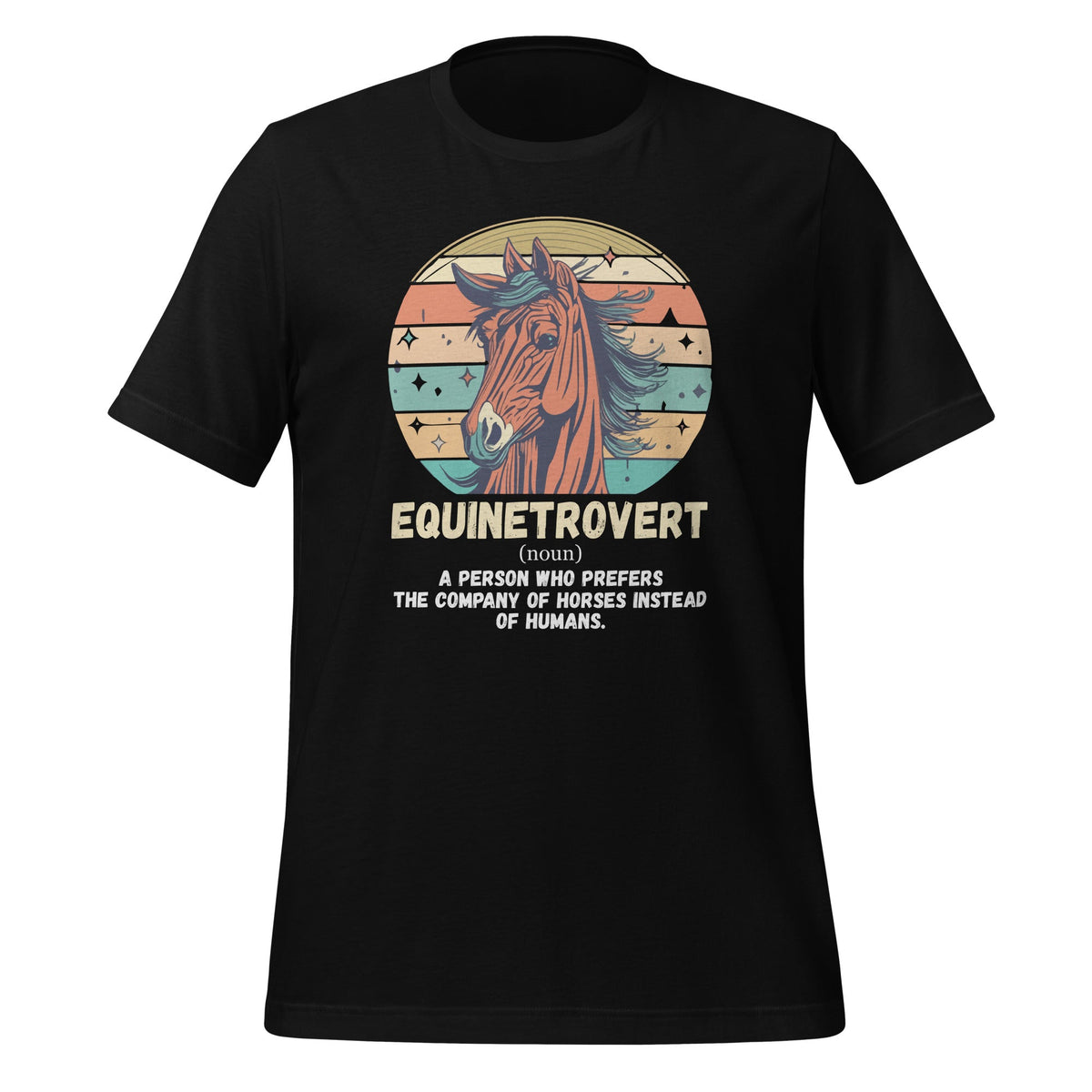 Equinetrovert Person Who Prefers Company of Horses product image 1
