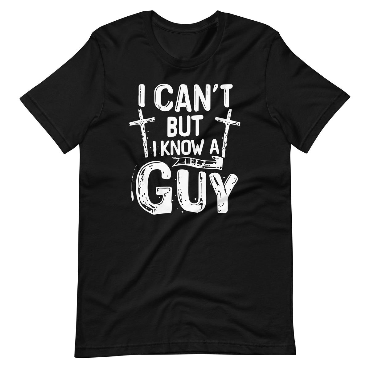 I Can't But I Know A Christian Guy Funny Jesus Cross Unisex product image 6