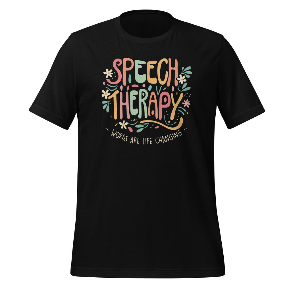Speech Therapy Words Are Life Changing Wildflowers Unisex product image 1