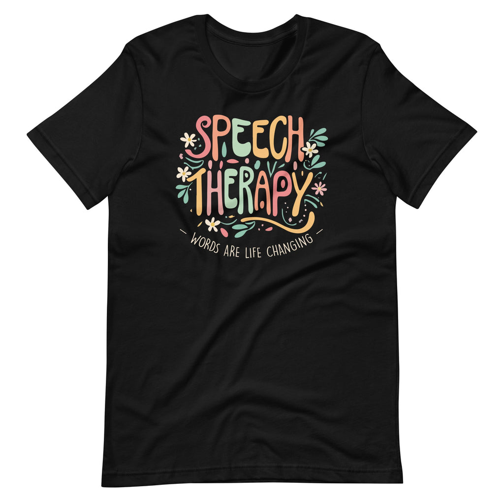 Speech Therapy Words Are Life Changing Wildflowers Unisex product image 6