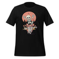 Naughty Corgi Dog Funny Skeleton Halloween Unisex T-Shirt product image 1