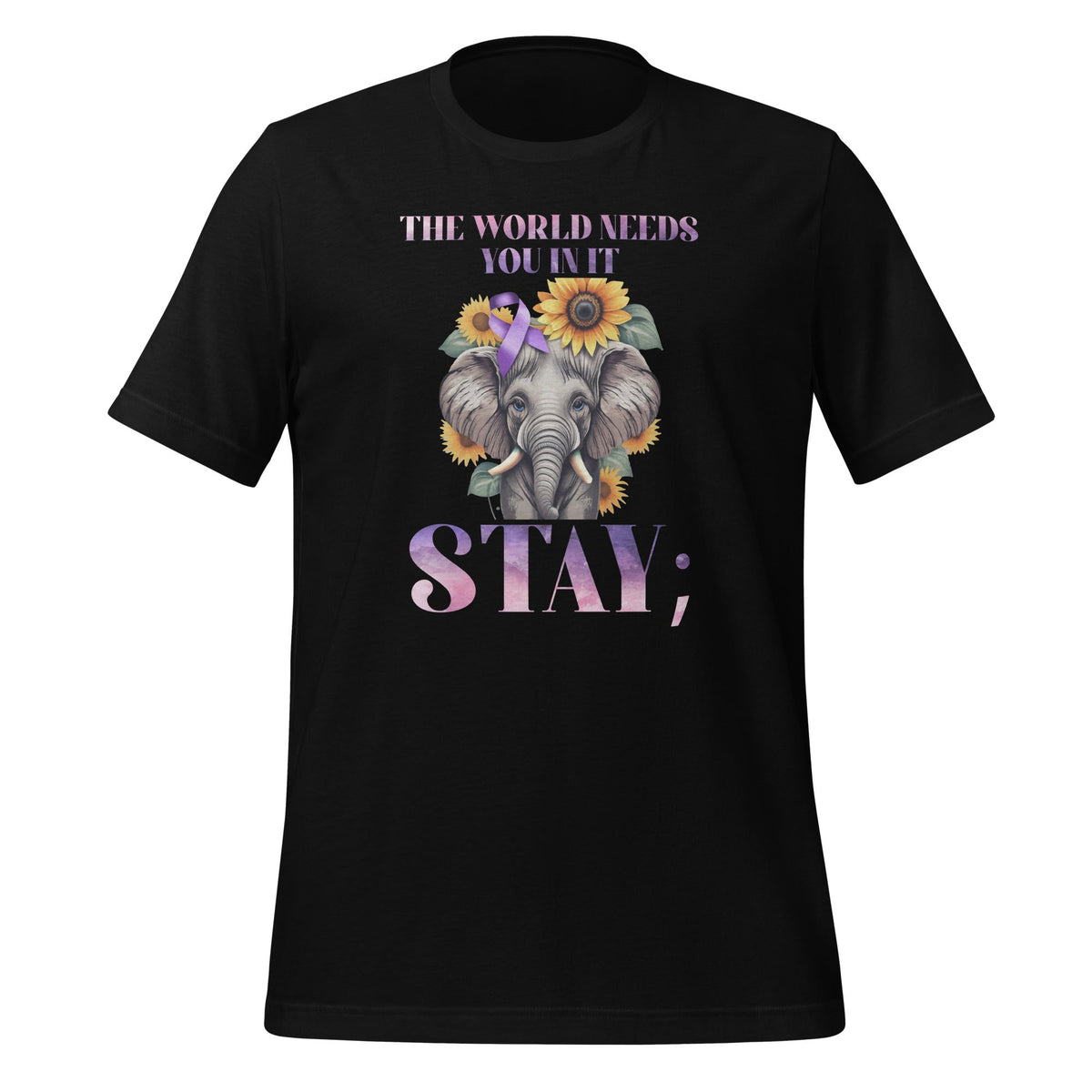 Stay The World Needs You Elephant 988 Suicide Prevention product image 1