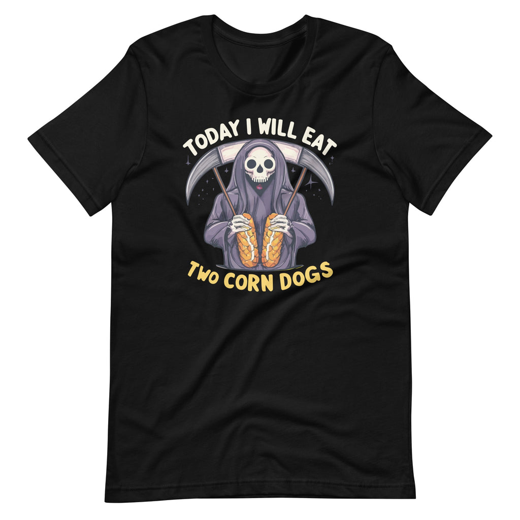 Today I Will Eat Two Corn Dogs Meme Funny Halloween Unisex product image 6