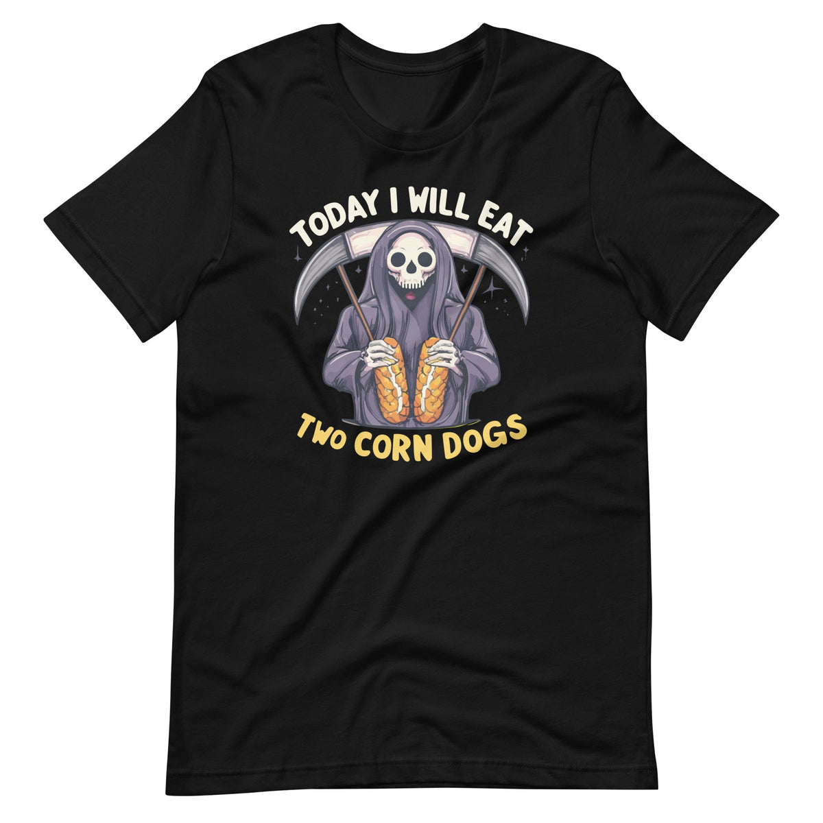 Today I Will Eat Two Corn Dogs Meme Funny Halloween Unisex product image 6