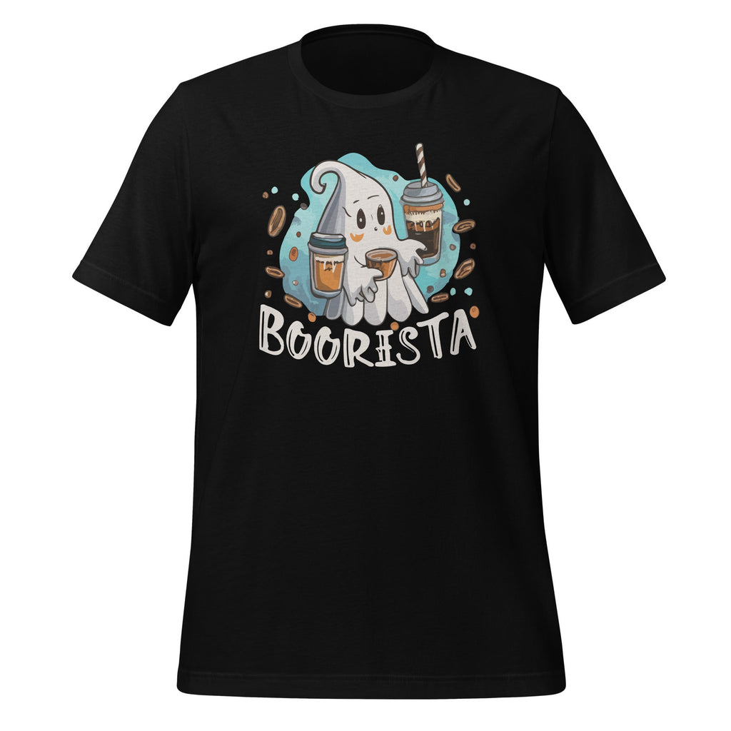 Boorista Boo Coffee Halloween Ghost Barista Unisex T-Shirt product image 1
