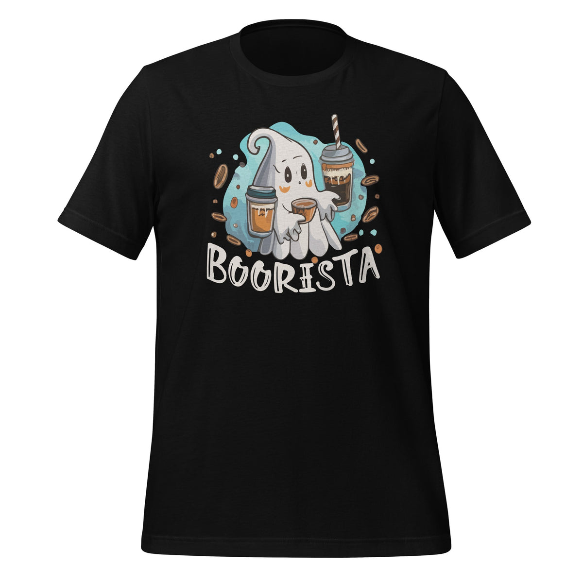 Boorista Boo Coffee Halloween Ghost Barista Unisex T-Shirt product image 1