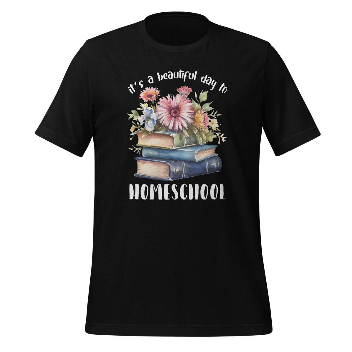 Its A Beautiful Day To Homeschool Books Flowers Butterflies product image 1