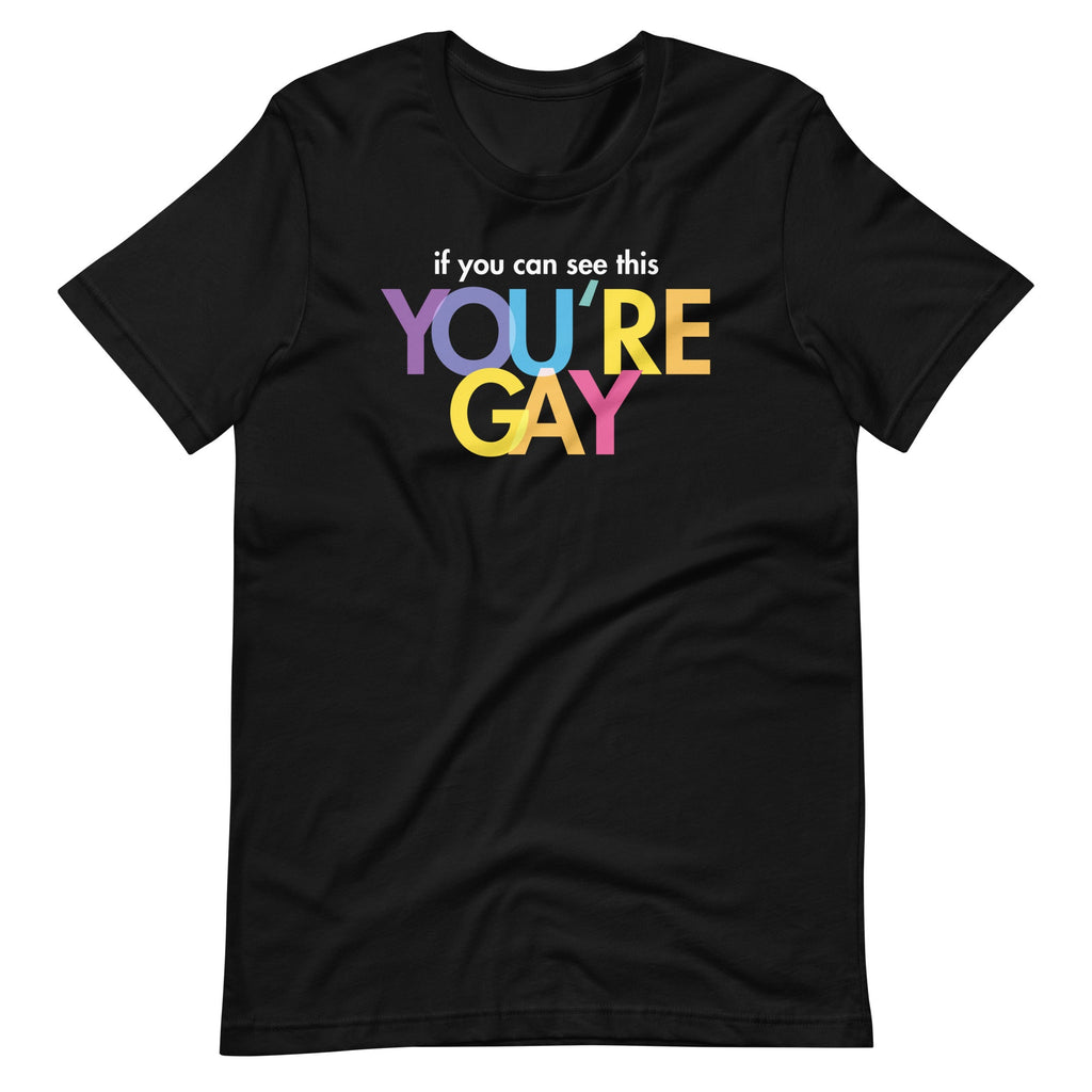 If You Can See This You're Gay Funny Pride Saying Unisex product image 2