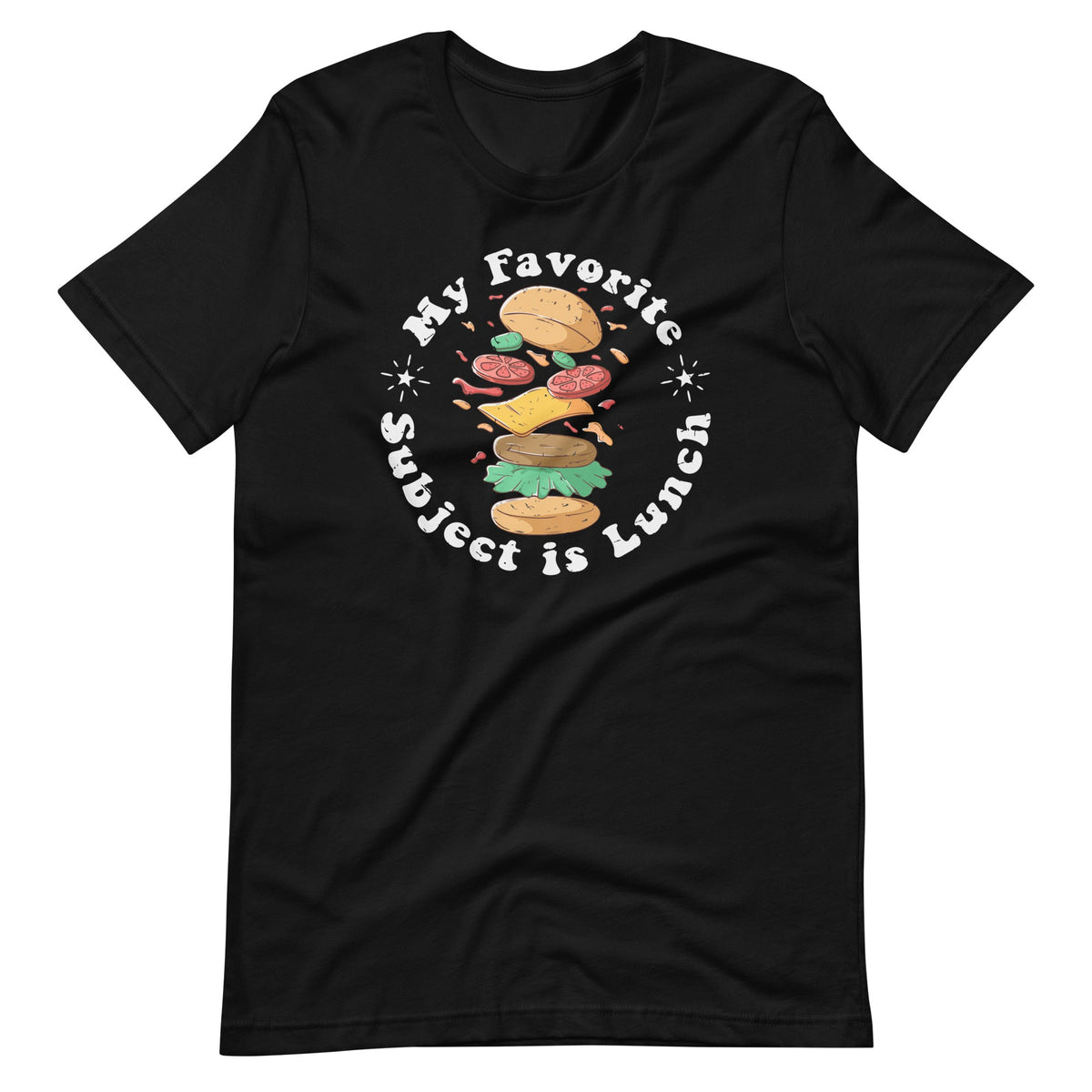 My Favorite Subject Is Lunch Lady Cafeteria Crew Retro product image 2
