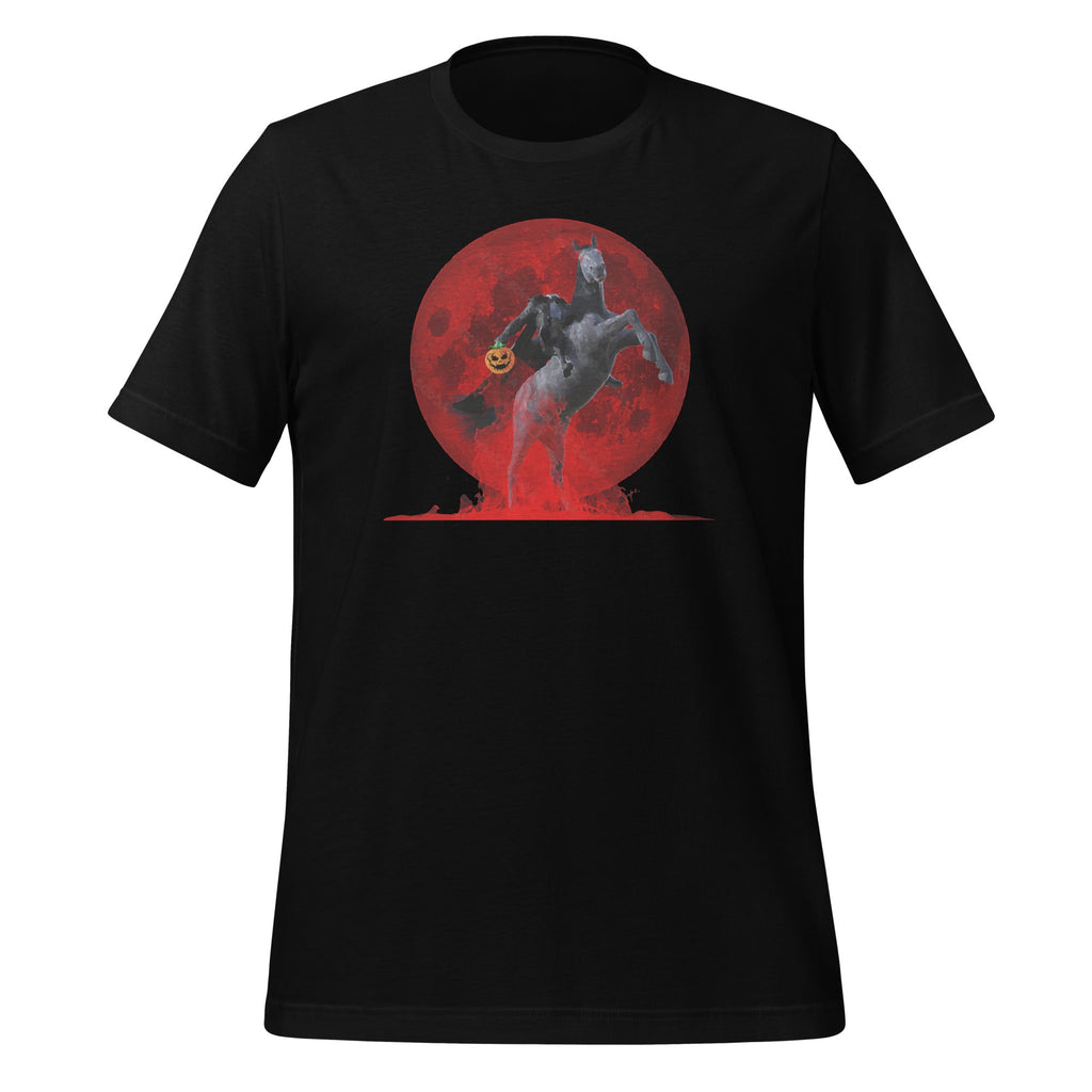 Halloween Scary Pumpkin Headless Horseman Unisex T-Shirt product image 1