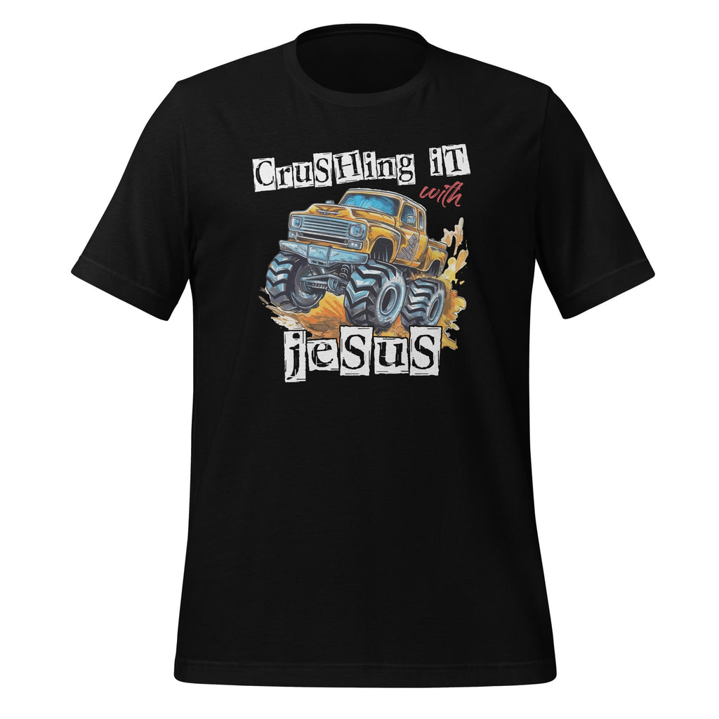 Crushing It With Jesus Christian Faith Monster Trucks product image 1