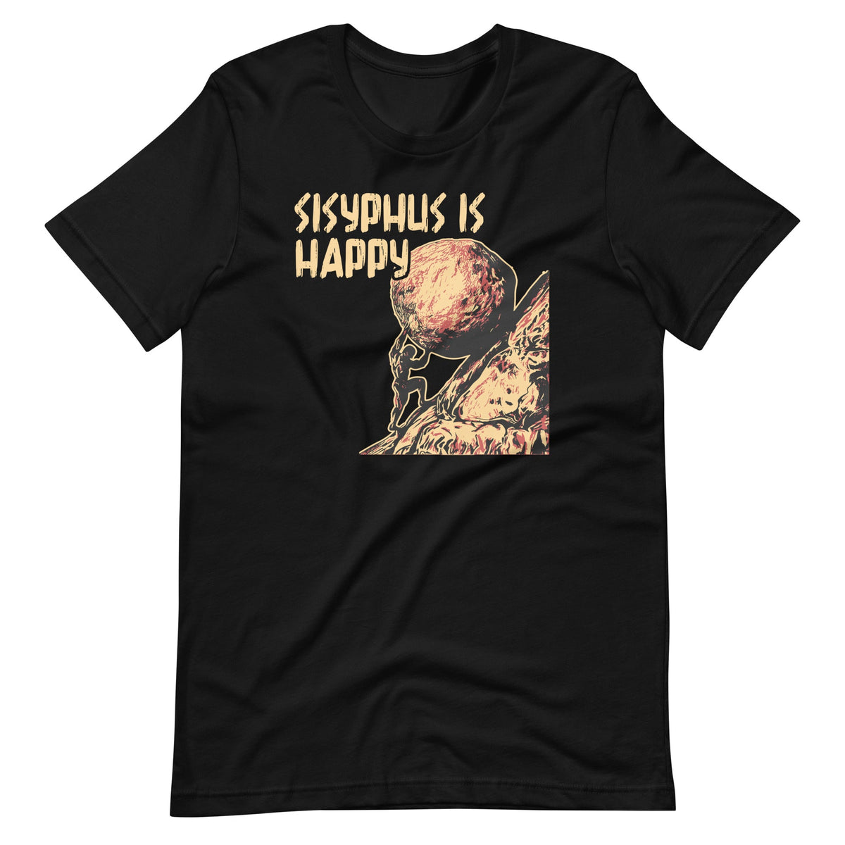 Sisyphus Is Happy Funny Greek Myth Meme Philosophy product image 2