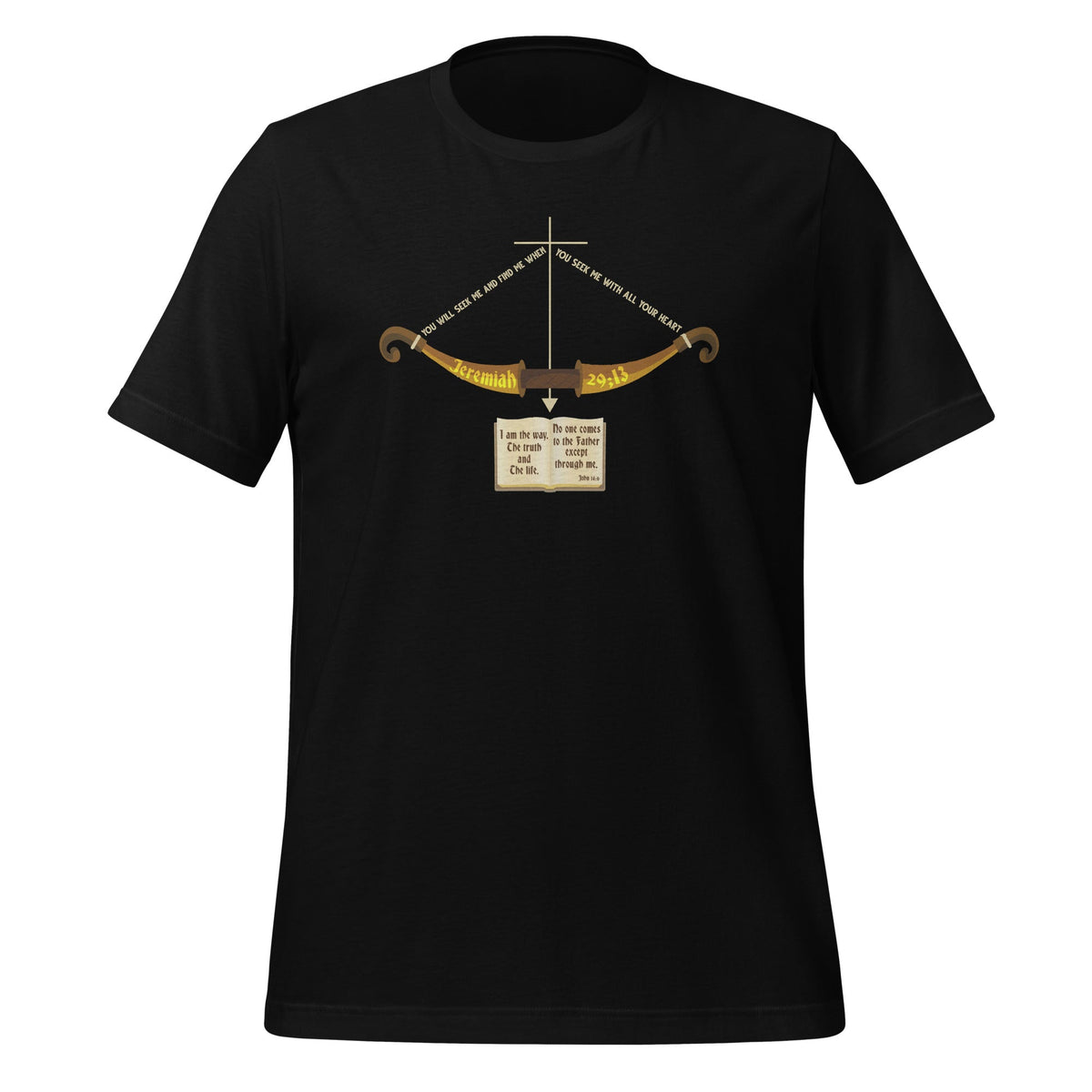 Set Your Christian Sights On Jesus Archery Unisex T-Shirt product image 1