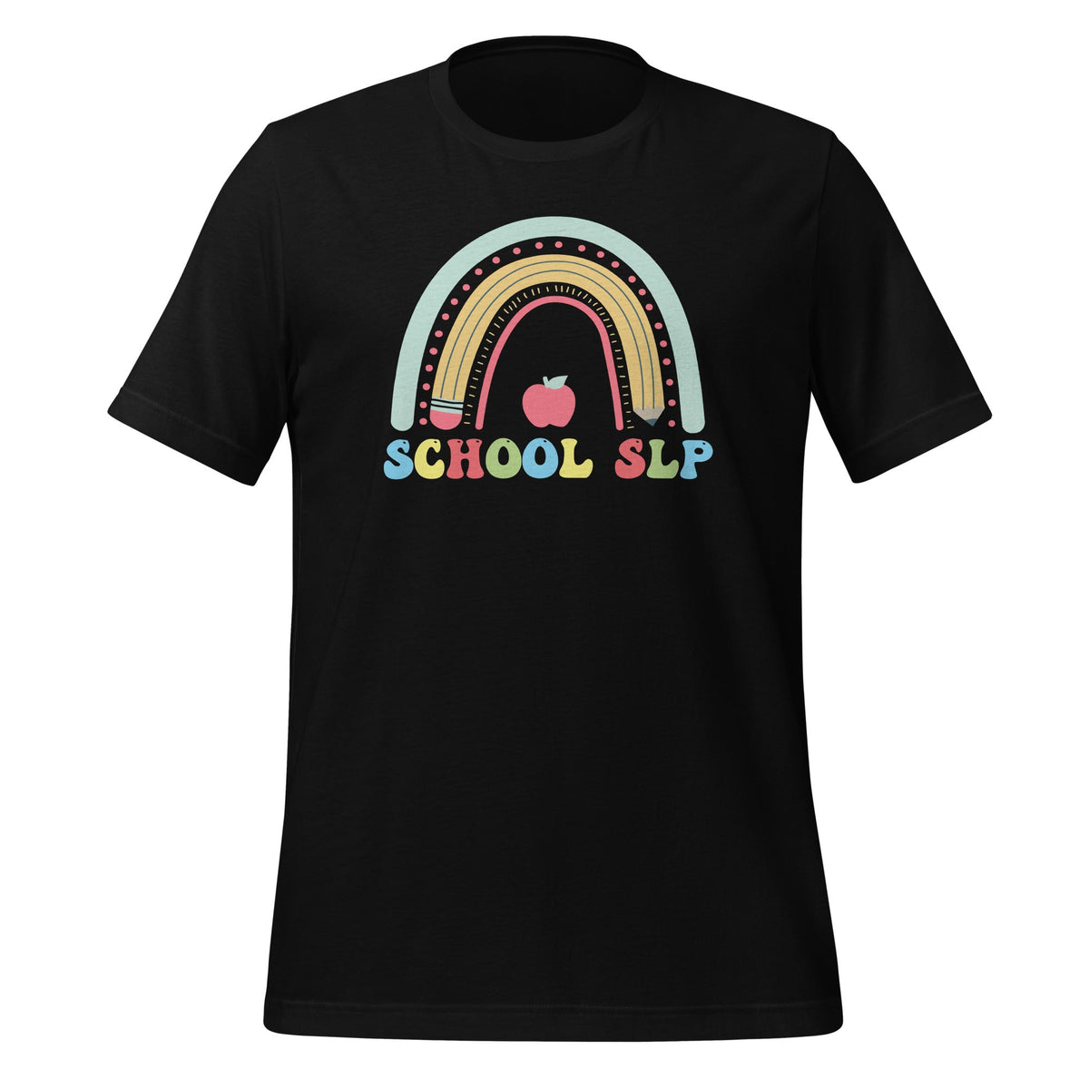 School SLP Rainbow Pencil Back To Appreciation Unisex product image 1