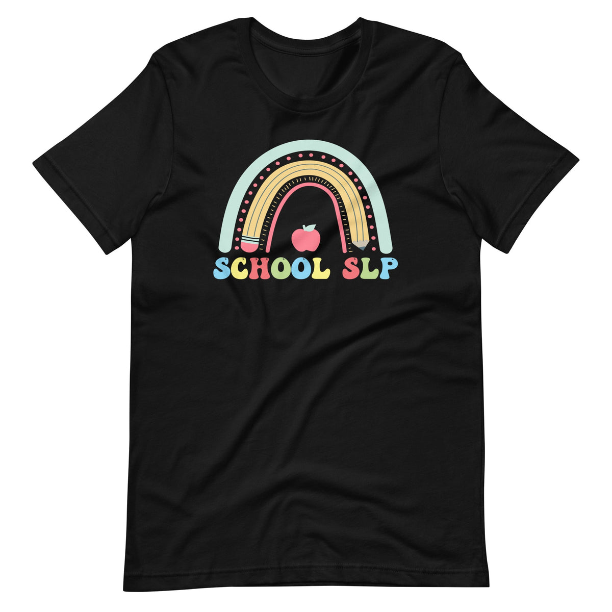 School SLP Rainbow Pencil Back To Appreciation Unisex product image 2