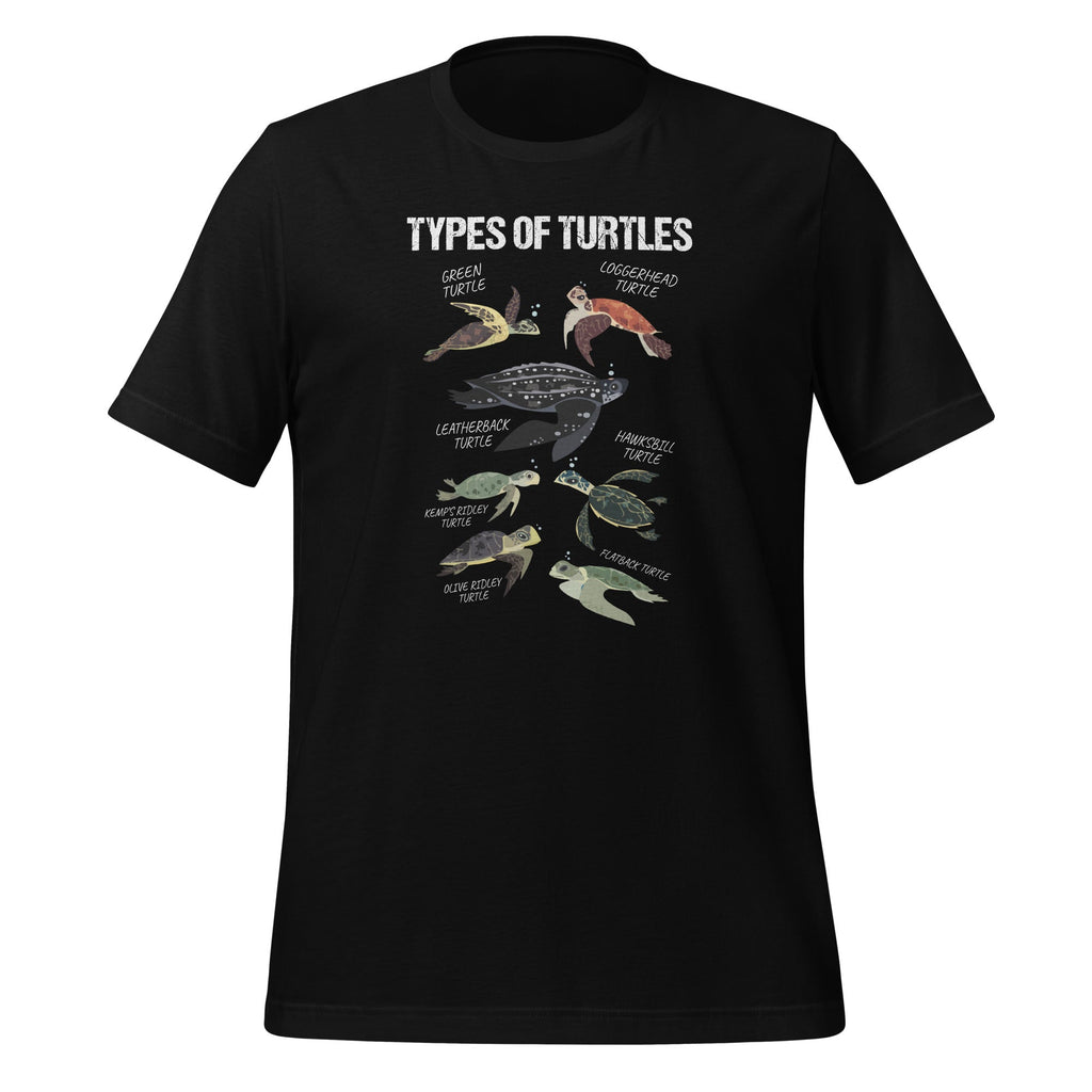 Turtle Lover Reptile Pet Types Of Turtles Unisex T-Shirt product image 1