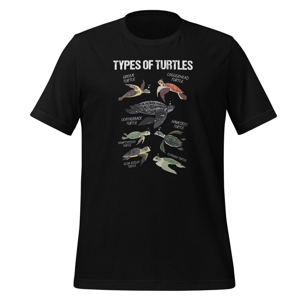 Turtle Lover Reptile Pet Types Of Turtles Unisex T-Shirt product image 1