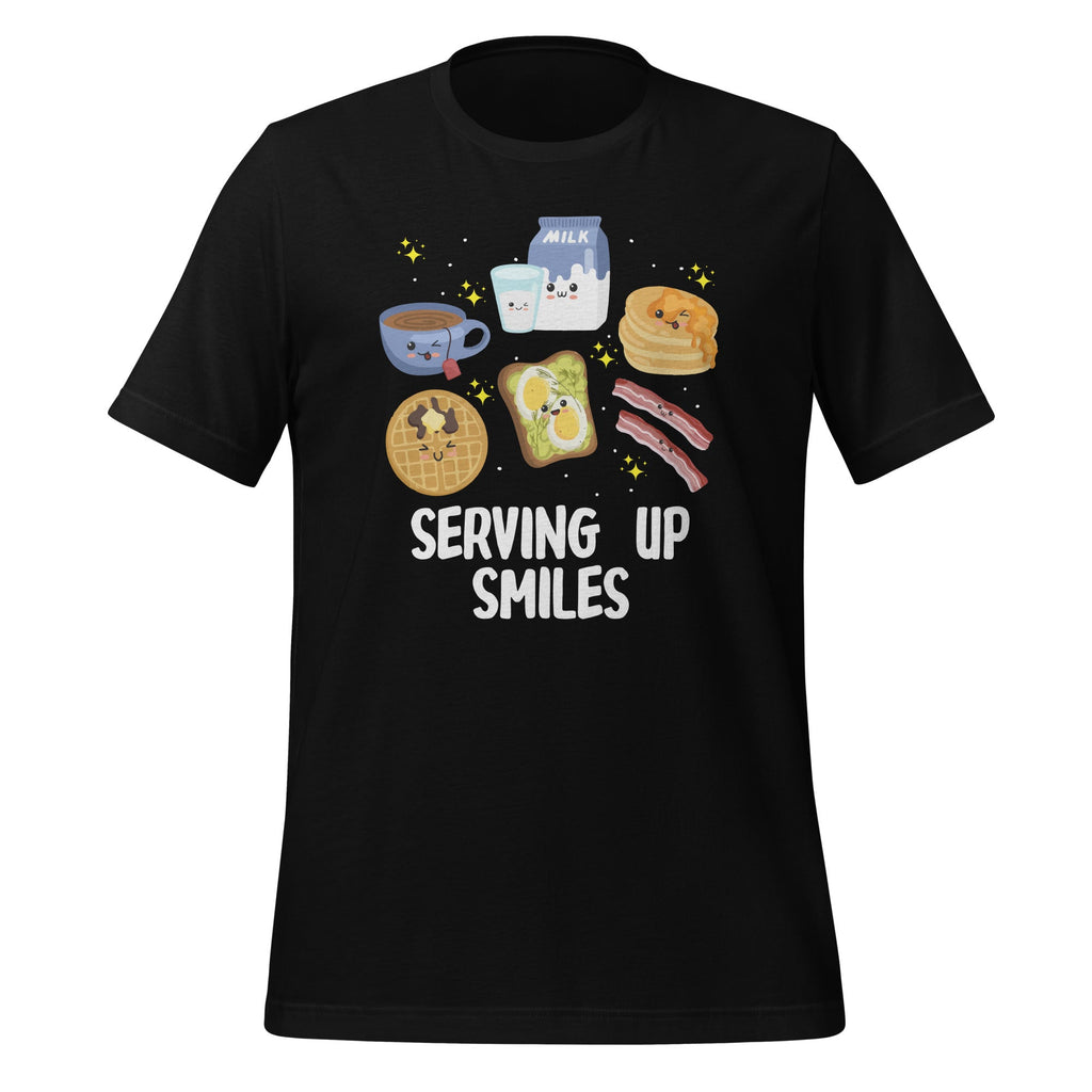 Serving Up Smiles Lunch Lady Unisex T-Shirt product image 1