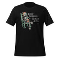 Sleep Deprived Barely Alive Funny Skeleton Unisex T-Shirt product image 1