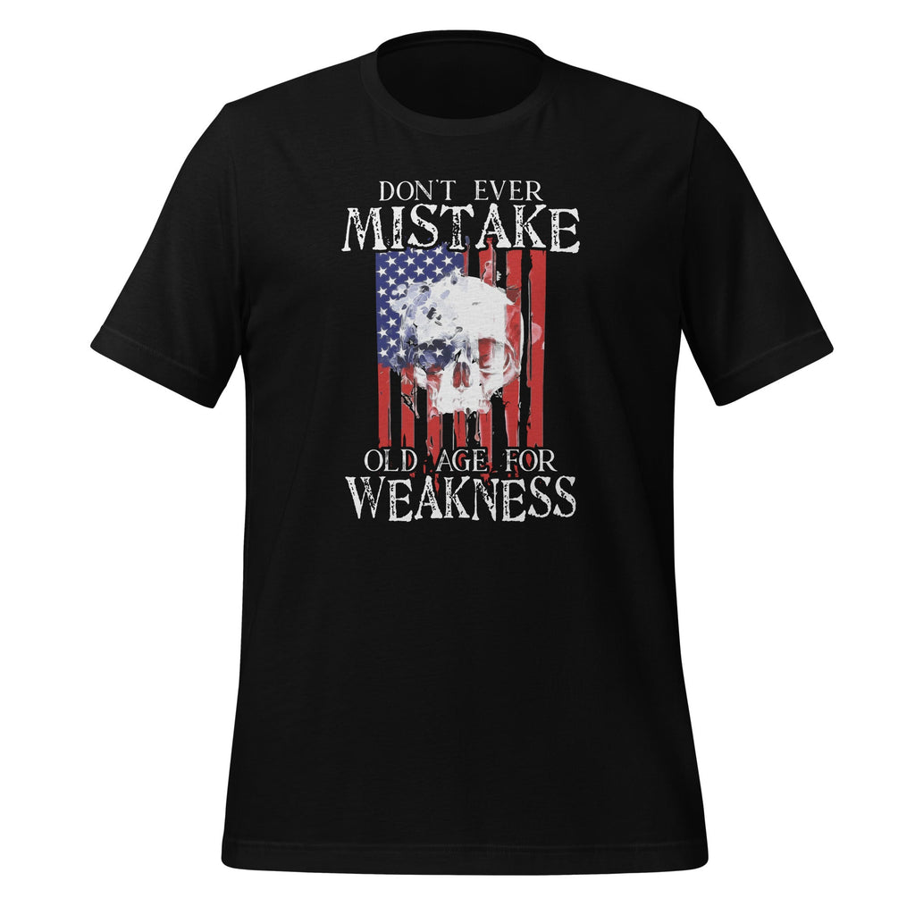 Don't Ever Mistake Old Age For Weakness American Flag product image 1