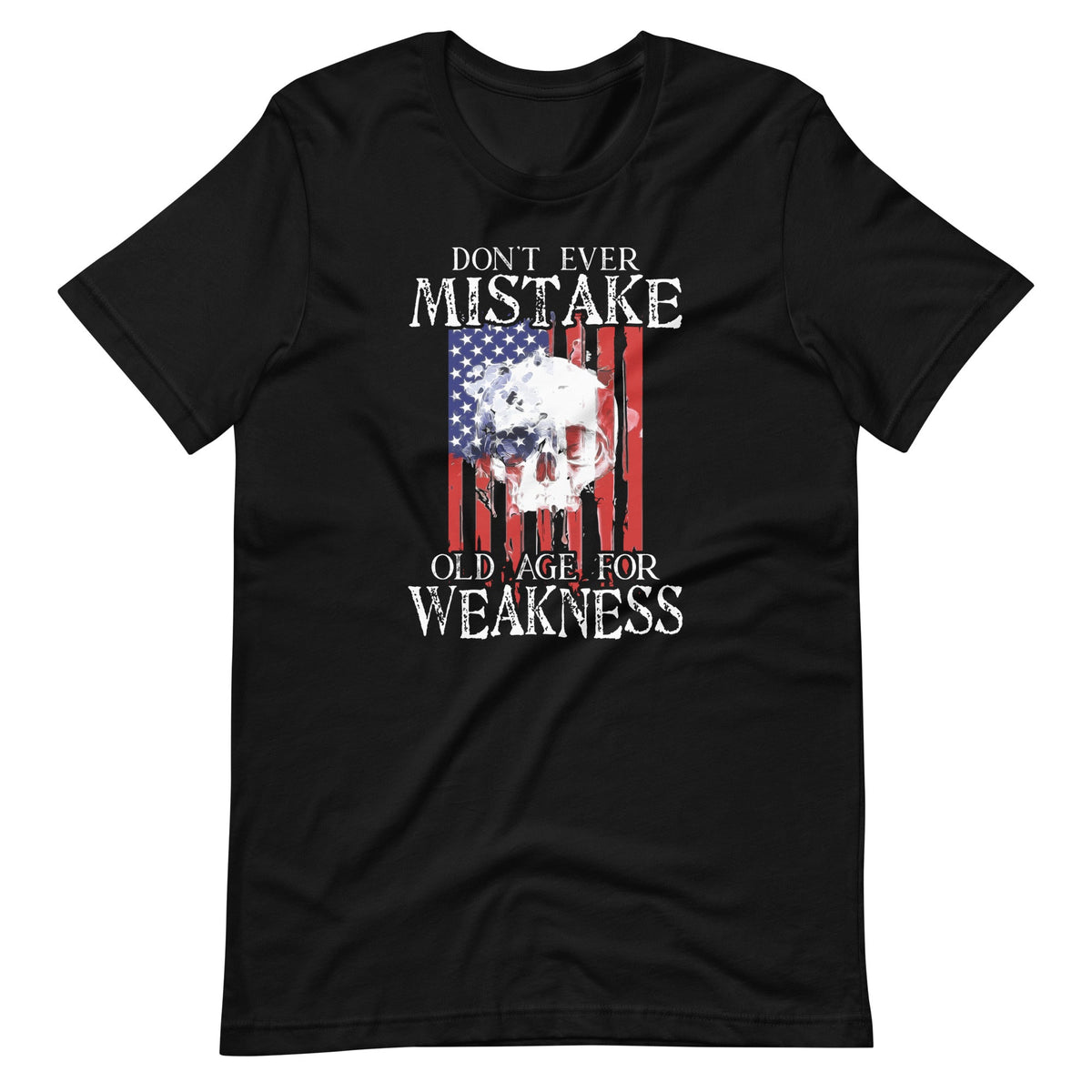 Don't Ever Mistake Old Age For Weakness American Flag product image 2