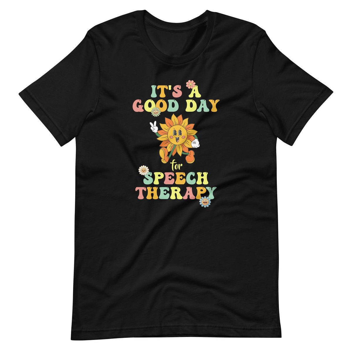 Retro Groovy It's A Good Day For Speech Therapy Smile Face product image 2