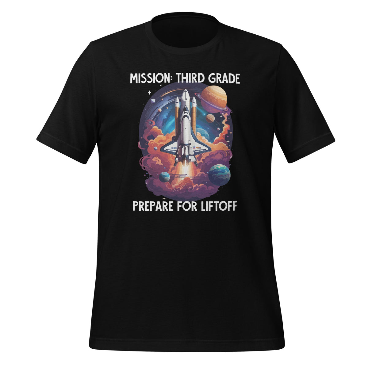 Mission Third Grade Space Rocket Back To School Unisex product image 1