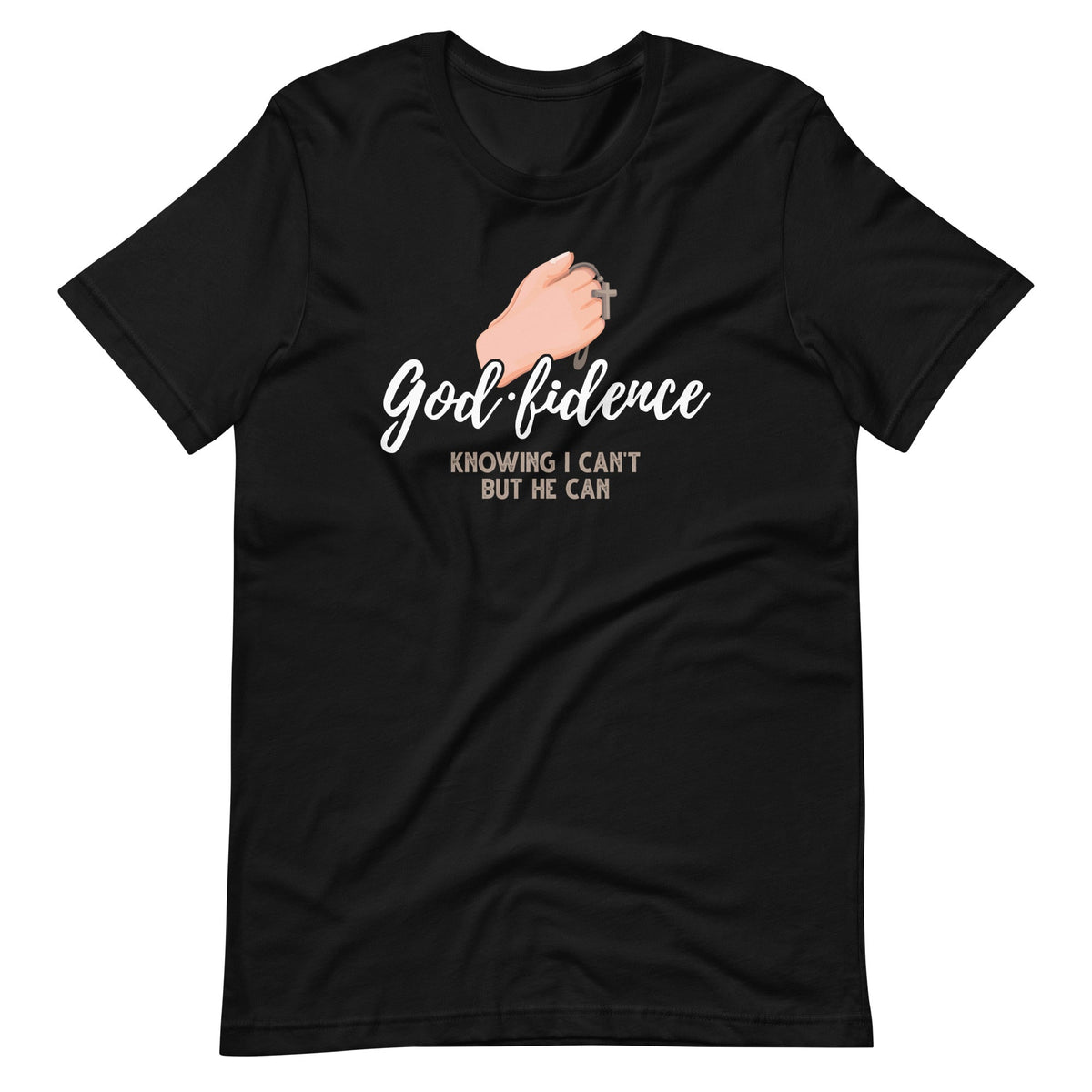 God.fidence Knowing I Can't But He Can Christian Saying product image 2