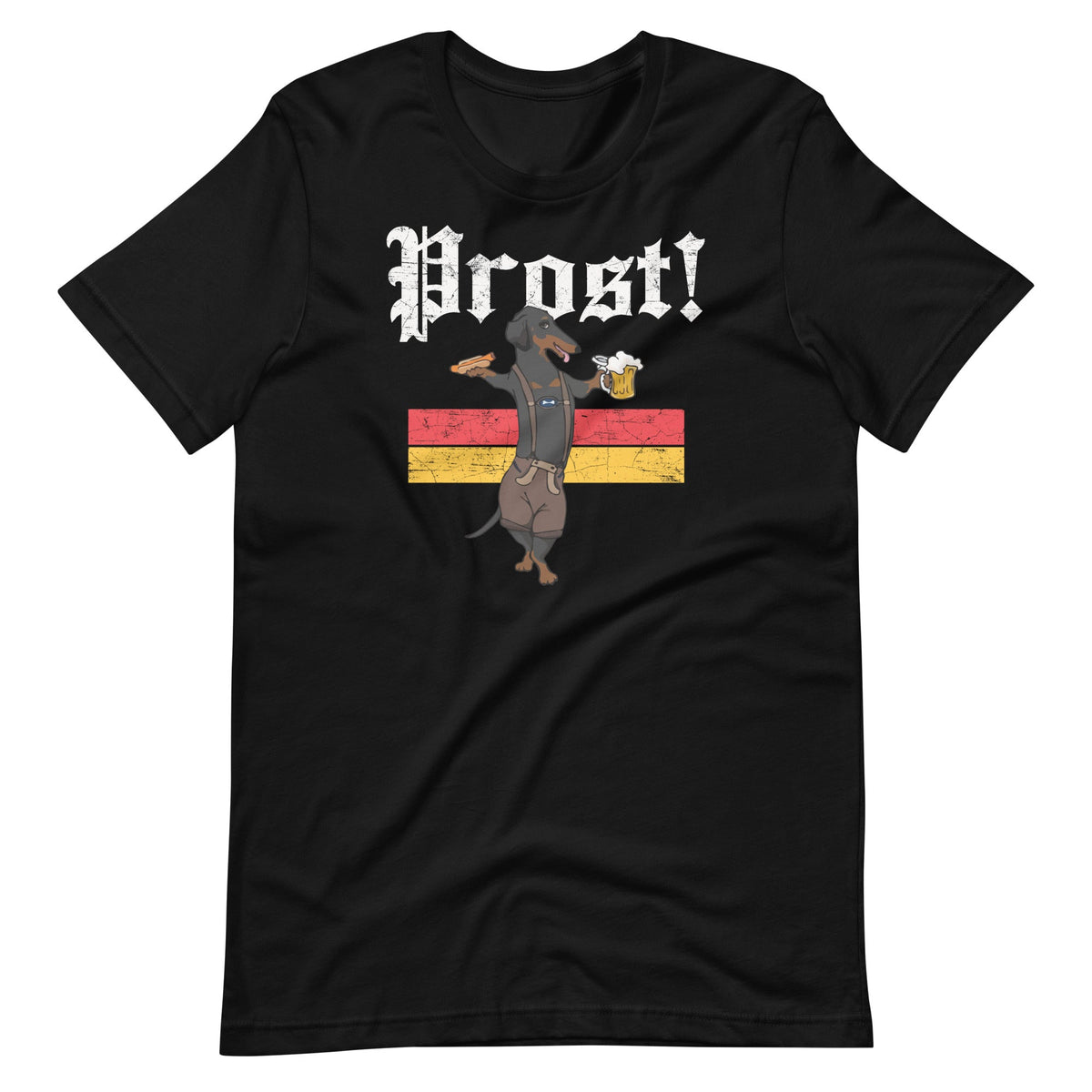 Oktoberfest Wiener Dog Prost German Costume Unisex T-Shirt product image 1