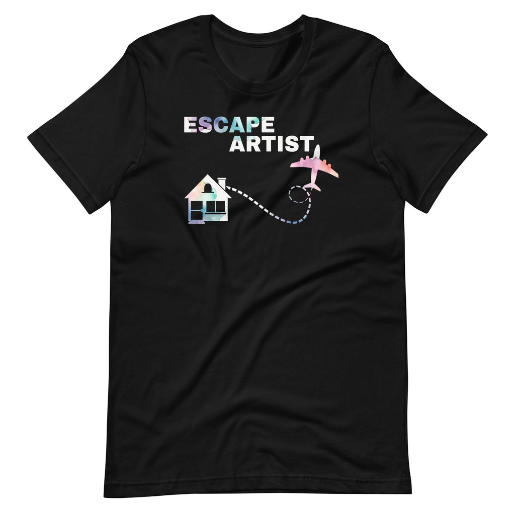 Escape Artist Funny Graphic Art House And Plane Unisex product image 1
