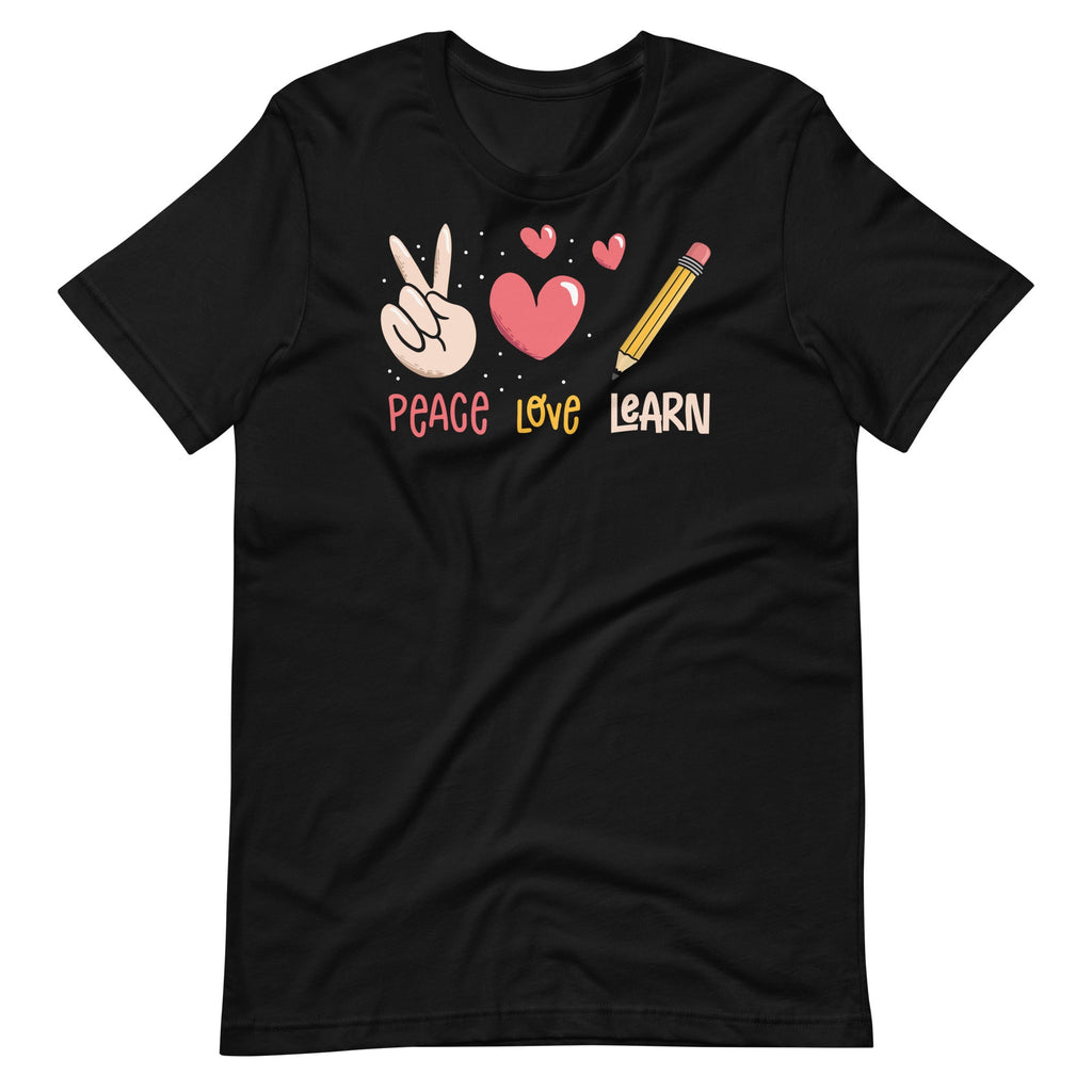 Peace Love Learn Funny Teacher Student 100th Days Of School product image 1