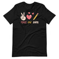 Peace Love Learn Funny Teacher Student 100th Days Of School product image 1