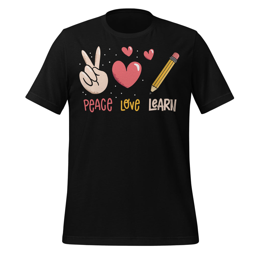 Peace Love Learn Funny Teacher Student 100th Days Of School product image 2