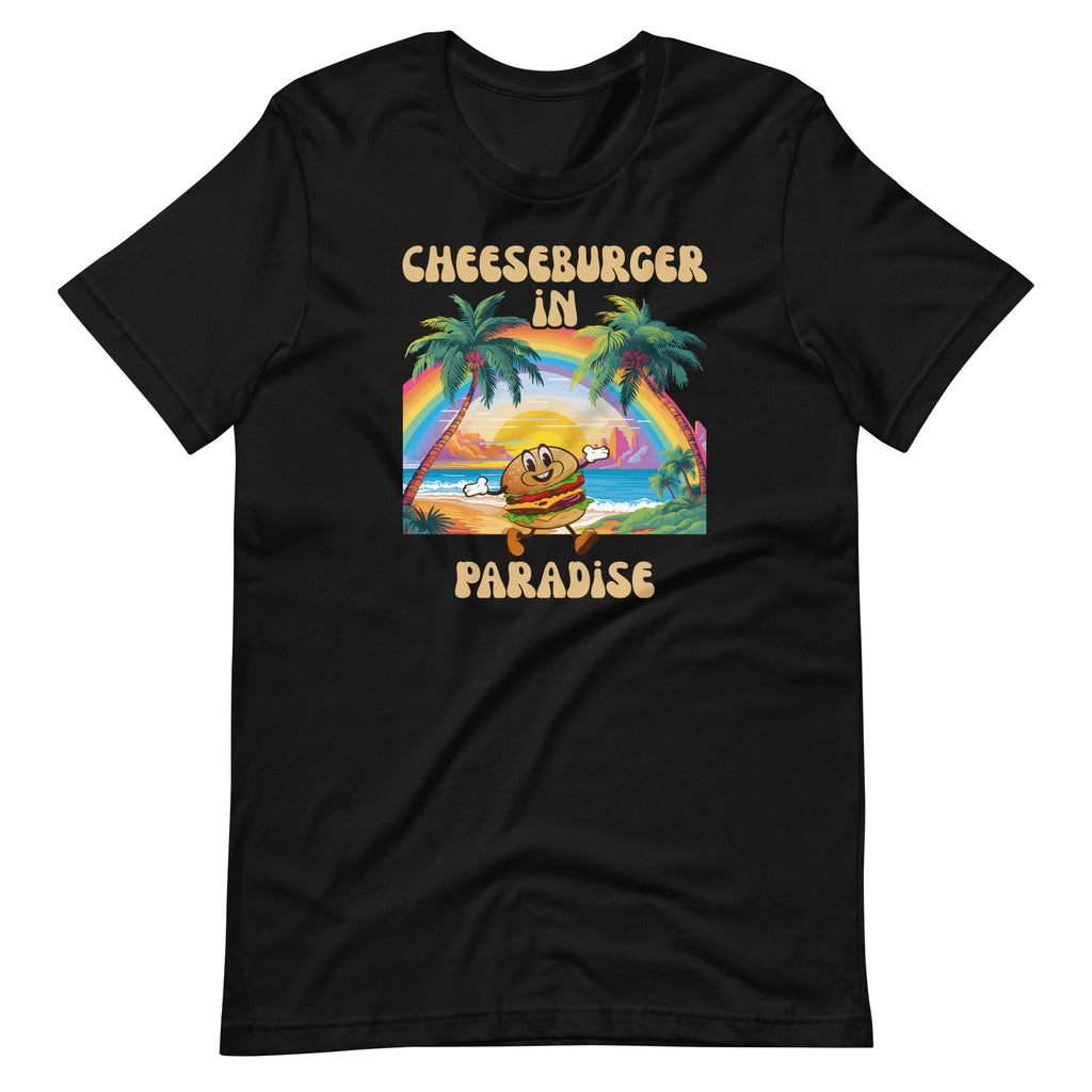 Vintage Funny Cheeseburger Summer Vacation Paradise Unisex product image 1