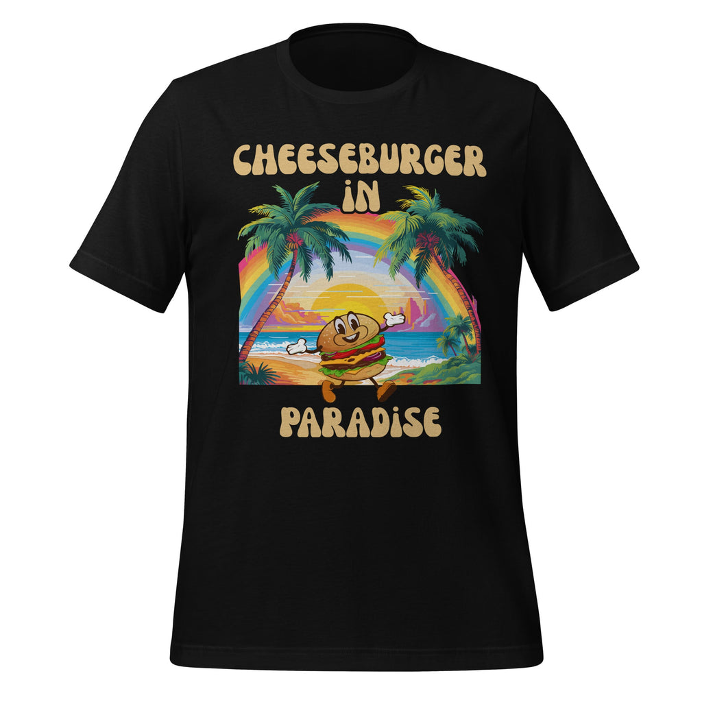 Vintage Funny Cheeseburger Summer Vacation Paradise Unisex product image 2