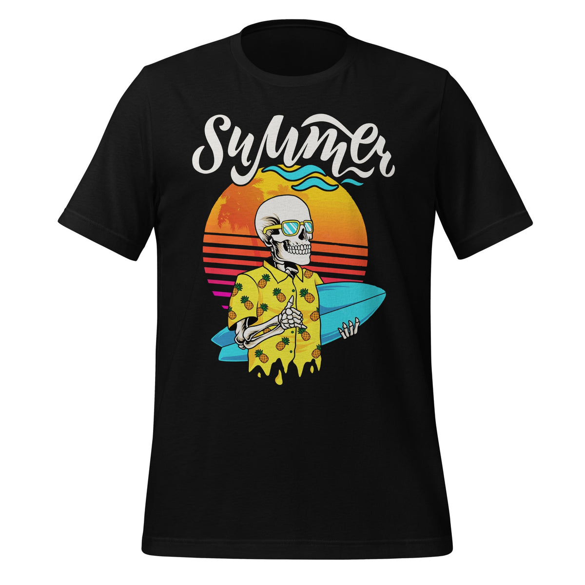 Retro Skeleton With Sunglasses Summer Goth Vacation Skull product image 2