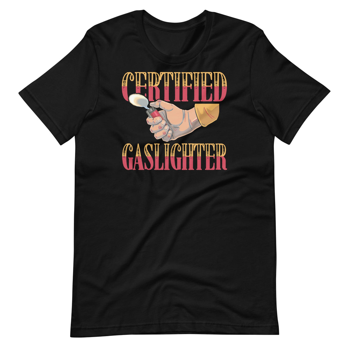 Certified Gaslighter Funny Meme Trend Unisex T-Shirt product image 1